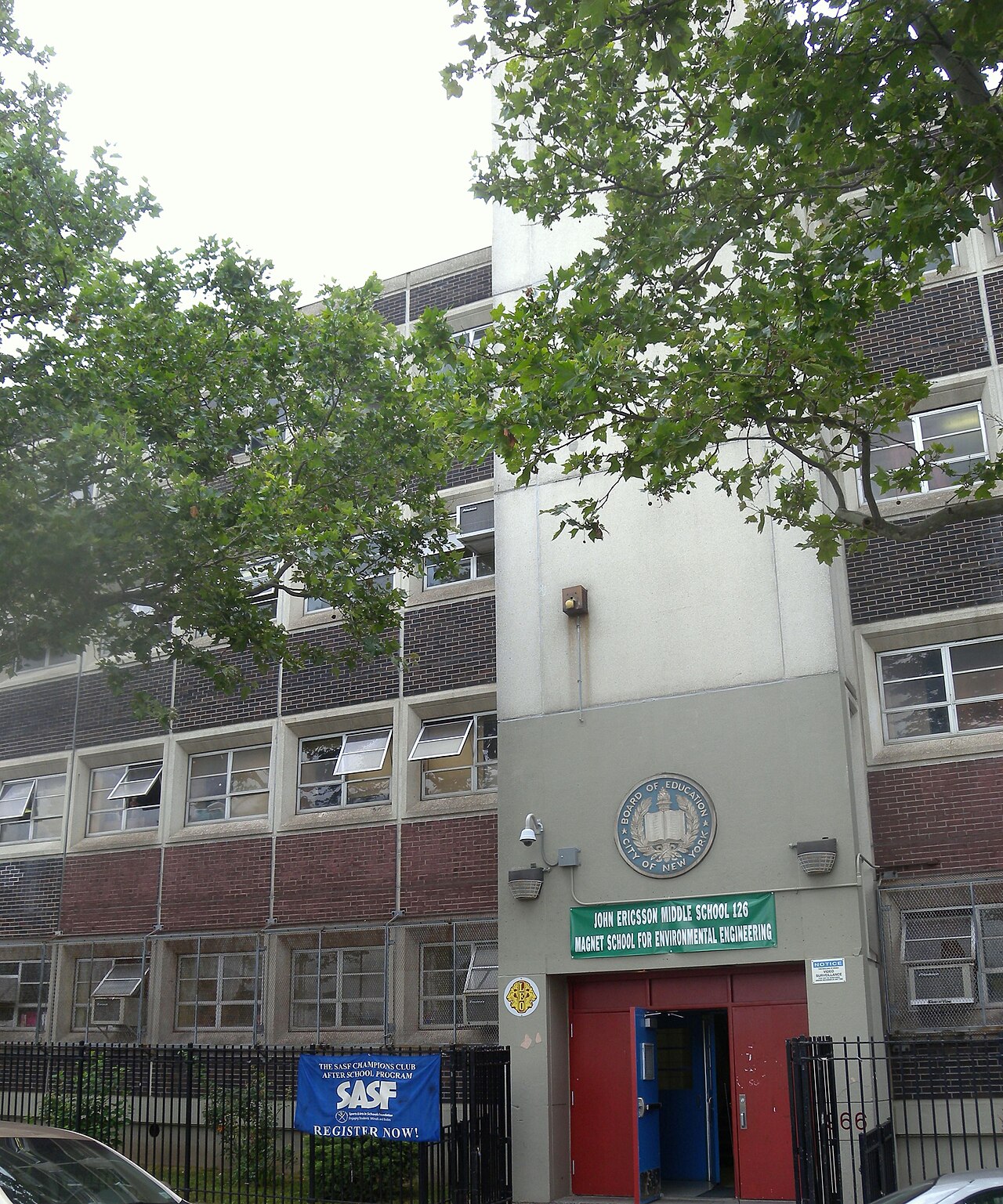 John Ericsson Middle School 126, 424 Leonard Street, Greenpoint